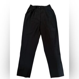 Vintage Privé New York High-Waist Pleated Trousers ILGWU Union Label Size 7/8